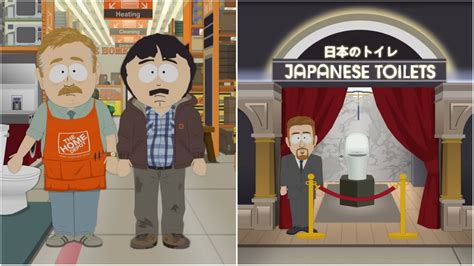 Feb 27, 2023 · With a new episode hitting Comedy Central this Wednesday, here's a look at a Randy-focused preview for South Park S26E03 "Japanese Toilets." After grabbing a break last week, Trey Parker & Matt ... 